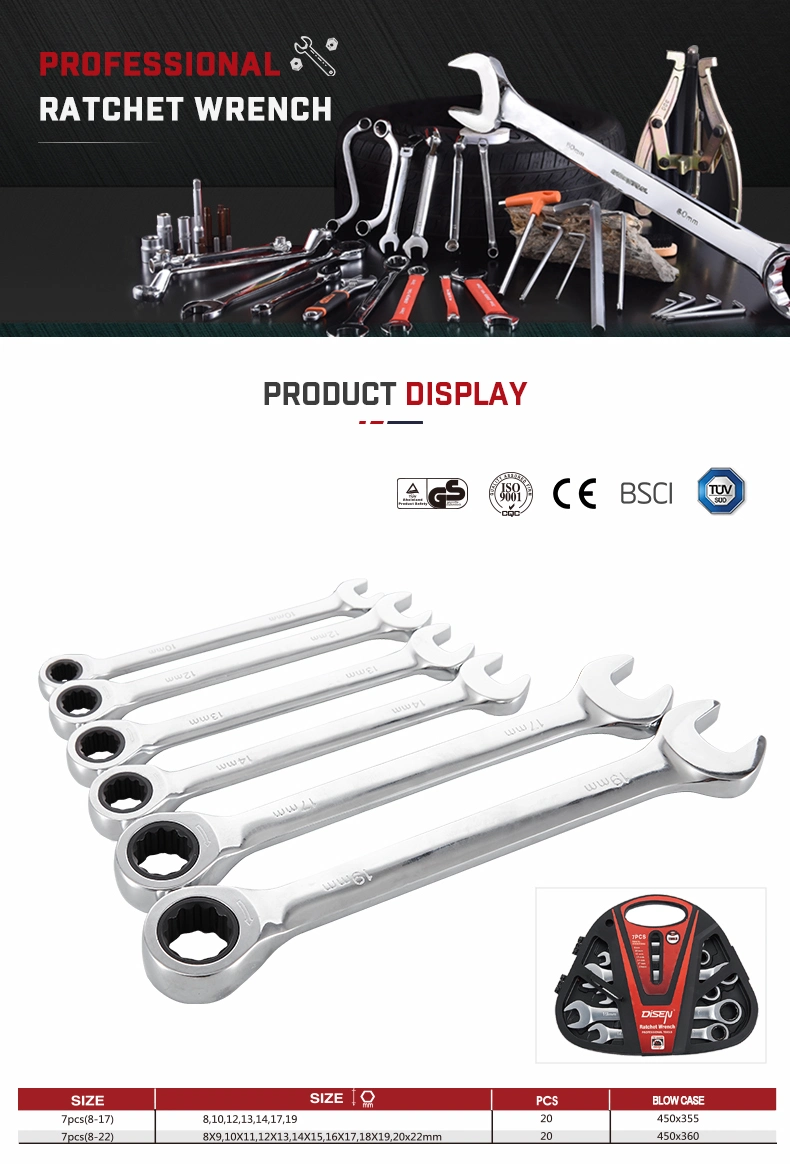 Ratchet Wrench Set Dual-Use Quick Tool Movable Multifunctional Water Pipe Labor-Saving Wrench